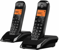 Motorola S1202 Duo Wireless Asztali telefon - Fekete