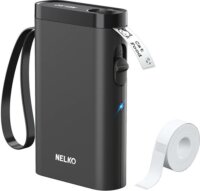 Nelko P21 Bluetooth Szalagnyomtató Feliratozógép 15mm - Fekete