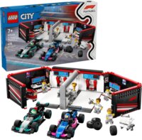 LEGO® City: 60444 - F1®-es garázs, Mercedes-AMG és Alpine autók