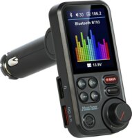 BLOW 74-168 Szivargyújtós Autós Bluetooth FM Transmitter - Fekete