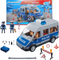 Playmobil 71716 Action Heroes - Rendőrautó útzárral