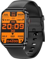 BlitzWolf BW-HL6 Silicone Férfi Okosóra 43mm - Fekete