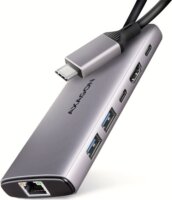 Axagon HMC-6G2L Univerzális USB-C Laptop dokkoló Állomás 100 Watt