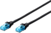 Digitus DK-1511-100/BLACK U/UTP Cat5e RJ45 Patch kábel 10m - Fekete