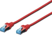 Digitus DK-1531-030/R SF/UTP Cat5e RJ45 Patch kábel 3m - Piros