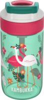 Kambukka Lagoon Pink Flamingo Műanyag Gyerek Kulacs 400 ml - Mintás