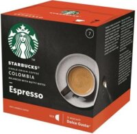 Starbucks Espresso Colombia Medium Roast Dolce Gusto kompatibilis kávé kapszula 12 db