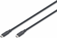 Digitus AK-300342-010-S USB-C apa - USB-C apa 3.2 Adat és töltő kábel 1m - Fekete