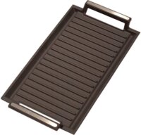 Cata BBQ Indukciós Öntöttvas grill lap 22.8 x 43.2 x 3.8 cm - Fekete