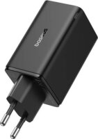 Baseus GaN6 Pro 2x USB-A / 2x USB-C Hálózati Gyorstöltő Adapter 100W + USB-C Kábel - Fekete