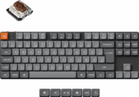 Keychron K1 Max K1M-H3 Gateron LP Brown Switch Wireless USB-C Billentyűzet DE - Szürke