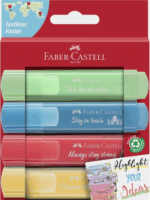 Faber-Castell TL 46 Pastell 1-5mm Szövegkiemelő készlet - Vegyes színek (4 db / csomag)