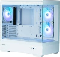 Zalman P30 V2 Mini Torony Számítógépház + 3db 120mm ventillátor - Fehér