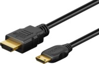 Goobay 74429 HDMI - Mini HDMI 2.1 Kábel 1m - Fekete