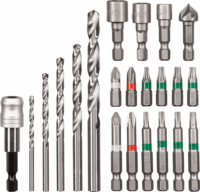 Einhell 49108806 Fúrószár és Csavarbehajtó bitfej készlet (22 db / csomag)