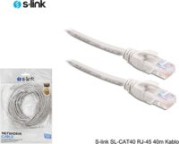 S-link SL-CAT40 UTP CAT5e RJ45 Patch Kábel 40m - Szürke