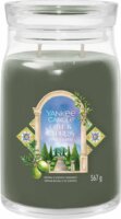 Yankee Candle Signature Olajbogyó és ciprus Illatgyertya 567g - Zöld