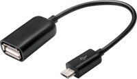 Sandberg OTG USB-A anya - MicroUSB apa Átalakító Adapter - Fekete