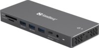 Sandberg DockingStation Pro USB-C Notebook Dokkoló 100W - Fekete