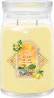 Yankee Candle Signature Lemon Gelato - Citromos fagylalt Illatgyertya 567g - Sárga