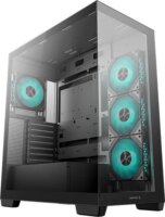 Deepcool CG580 4F Midi Torony Számítógépház + 4db 120mm ARGB ventilátor - Fekete