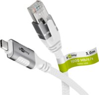 goobay USB-C 3.2 Gen2 - RJ-45 Ethernet Átalakító kábel 3m - Fehér