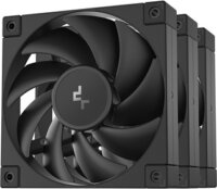 DeepCool Cooler FD12 120mm PWM Rendszerhűtő Ventillátor 3db - Fekete