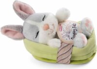 Nici Cuddly Szürke alvó nyuszi plüssfigura 12cm