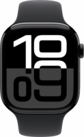 Apple Watch Series 10 GPS (46mm) Okosóra - Kozmoszfekete Alumíniumtok Fekete Sportszíjjal (M/L)