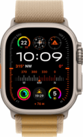 Apple Watch Ultra 2 GPS + Cellular (49mm) Okosóra - Natúr Titántok Drapp Alpesi pánt (S-es méret)