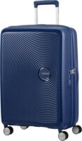 American Tourister Soundbox Medium Keményfedeles négykerekű bőrönd - Éjkék