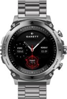 Garett ATOM Férfi Okosóra 47mm - Fekete / Ezüst