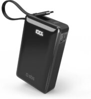 SBS TTBB20000PD20K LCD Powerbank USB-A + Type-C 20.000mAh 20W - Fekete