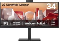 LG 34" 34BA85QE-B 21:9 UWQHD IPS LED Ívelt Monitor 60Hz - Fekete