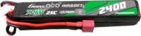 Gens Ace GEA24002S25D2 25C 2S2P T Mini Deans Airsoft Lipo akkumulátor (7.4V / 2400mAh)