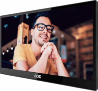 AOC 15.6" 16T3EA 16:9 FHD IPS LED Hordozható Monitor - Fekete