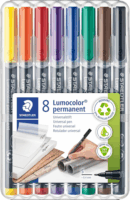 Staedtler Lumocolor S Filctoll készlet - Vegyes színek (8 db / csomag)