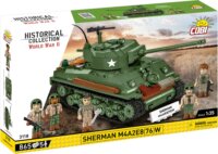 Cobi Blocks M4A2E8 Katonai Tank 865 darabos építő készlet 5 figurával 1:35