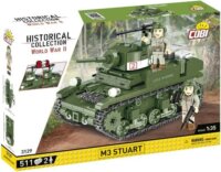 Cobi Blocks M3 Stuart tank 511 darabos építő készlet 2 figurával