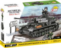 Cobi Blocks Panzerkampf wagen IV Ausf. G 643 darabos építő készlet 2 figurával