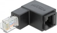 Delock 86423 UTP Cat.6 RJ45 Toldó Adapter 90 fokos - Fekete