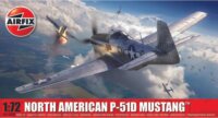 Airfix North American P-51D Mustang Vadászrepülőgép műanyag makett 1:72