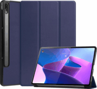 Gigapack Lenovo Tab P12 Pro Műbőr Trifold Tablet Tok - Sötétkék