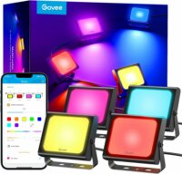 Govee H8057C11 Okos LED Kültéri Reflektor Szett távirányítóval 4 darabos 24W / darab - Állítható színek