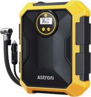 AstroAI CZK-3674 100PSI Hordozható légkompresszor 12V DC 100W - Sárga