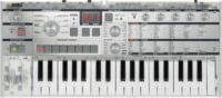 Korg microKORG CR Professzionális Kompakt Analóg szintetizátor - Ezüst / Átlátszó