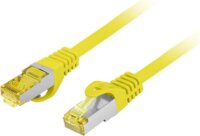 Lanber S/FTP Cat6a RJ45 Patch Kábel 2m - Sárga