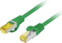 Lanberg S/FTP Cat6a RJ45 Patch Kábel 2m - Zöld