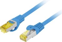 Lanberg S/FTP Cat6a RJ45 Patch Kábel 2m - Kék