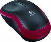 Logitech M185 Wireless Egér - Piros / Fekete